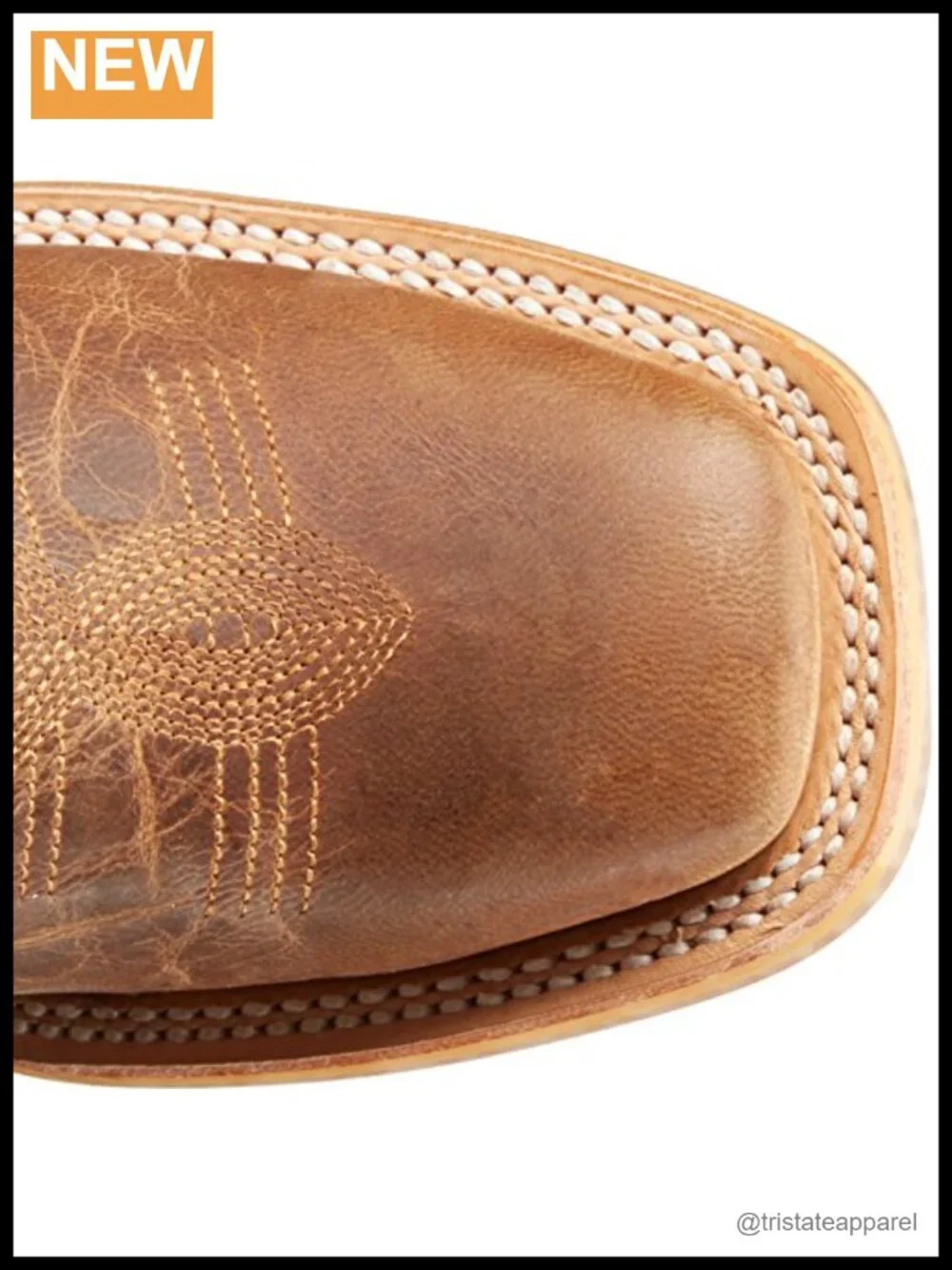 Mid-Calf Pull-On Work Boots with Stacked Heel Leather Square Toe
